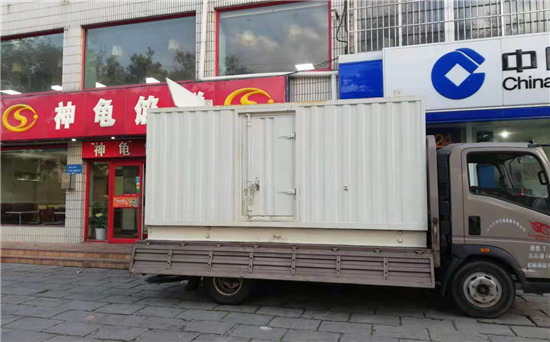 云阳出租发电机施工案例